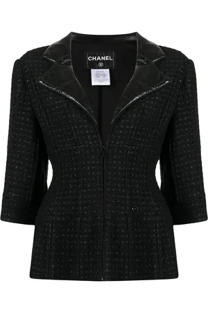 CHANEL Saco de tweed con botones