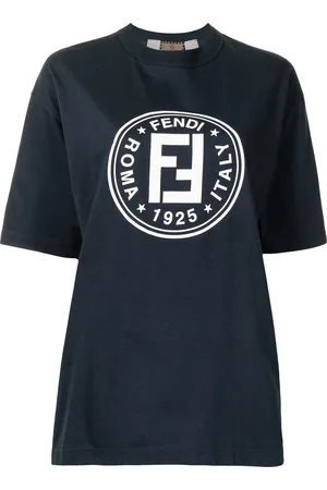 Fendi Playera con logo estampado
