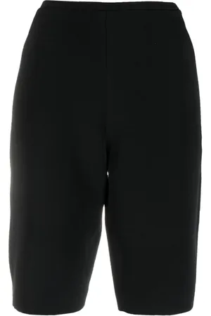 VALENTINO GARAVANI Shorts de seda de corte slim