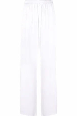 Giorgio Armani Pantalones de seda anchos