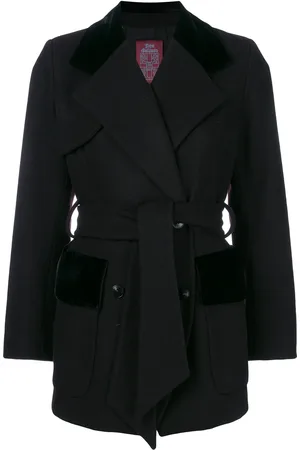 John Galliano Belted double-breasted coat
