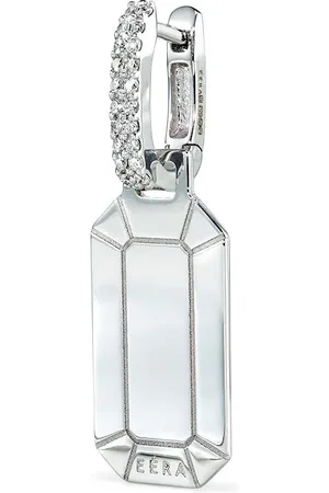 Eera Arete Tokyo en oro blanco de 18kt con diamantes