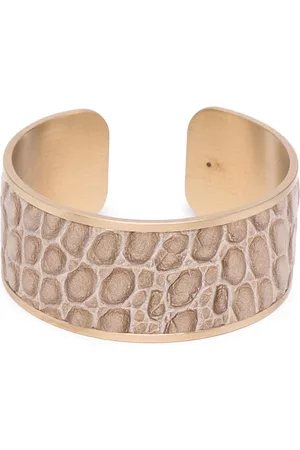 Pinetti Anillo para servilleta con motivo de piel de cocodrilo