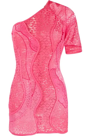 Stella McCartney Vestido corto con hombro descubierto