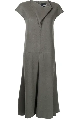 GOEN.J Vestido con cuello desbocado