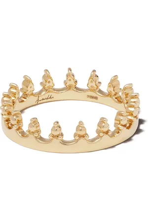 ANNOUSHKA Anillo Crown en oro amarillo de 18k
