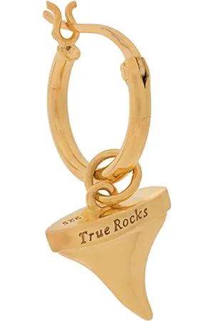 TRUE ROCKS Arracada con diseño de diente de tiburón