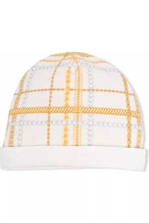 Elisabetta Franchi Gorra con estampado de cuadros