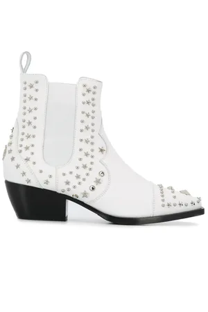 Philipp Plein Botas de cowboy con tacón bajo
