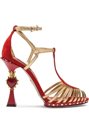 Dolce & Gabbana Sandalias con tacón esculpido de 105mm