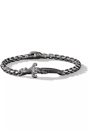 David Yurman Pulsera Waves Dagger en plata de ley de 5mm
