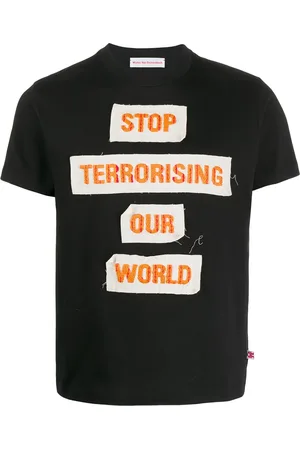 WALTER VAN BEIRENDONCK Playera Stop Terrorising Our World 2015
