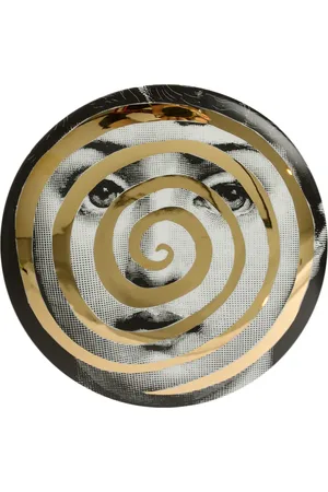 FORNASETTI Face spiral plate