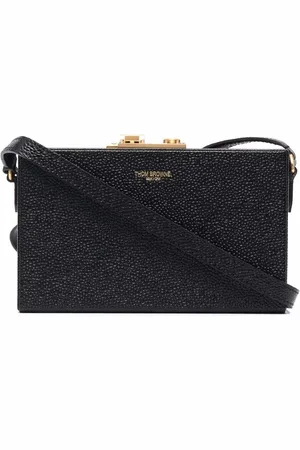 Thom Browne Bolsa crossbody granulada
