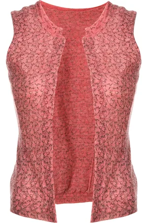 Comme des Garçons Floral pattern waistcoat