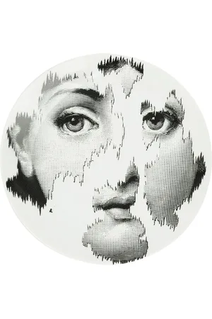 FORNASETTI Faded face print plate