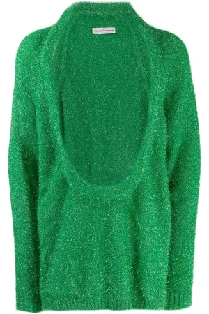 WALTER VAN BEIRENDONCK Suéter vintage tejido con glitter