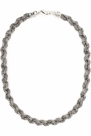 EMANUELE BICOCCHI Collar con diseño trenzado