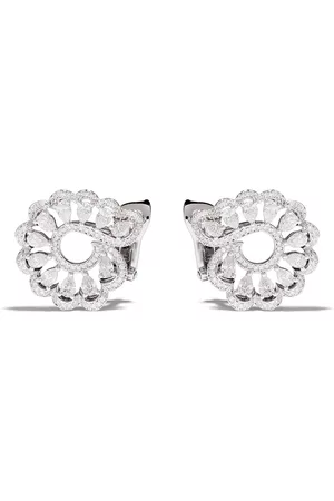Chopard Aretes en oro blanco de 18kt con diamantes