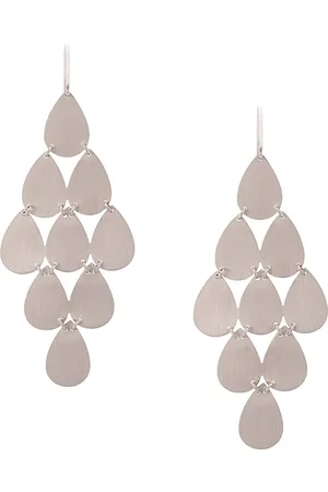 Irene Neuwirth Aretes largos en oro de 18kt