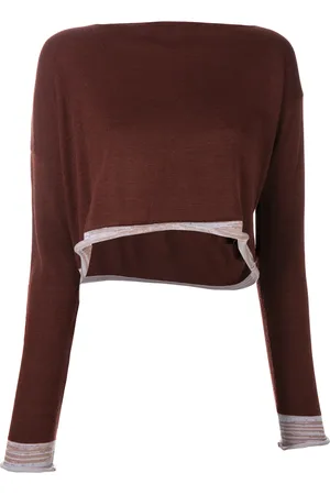 Comme des Garçons Blusa asimétrica tejida