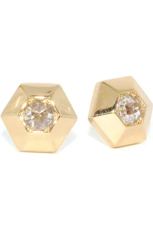 Fred Leighton Aretes en oro amarillo de 18kt con diamante