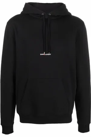 Saint Laurent Hoodie con logo estampado