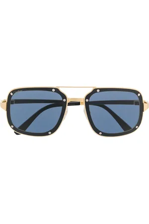 Cartier Lentes de sol con armazón cuadrada y micas de color