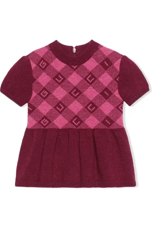Gucci Vestido con motivo de cuadros