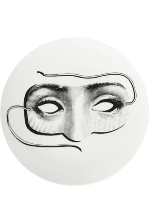 FORNASETTI Plato con motivo de antifaz