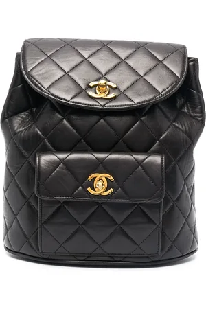 CHANEL Mochila con capitonado a rombos 1994-1996