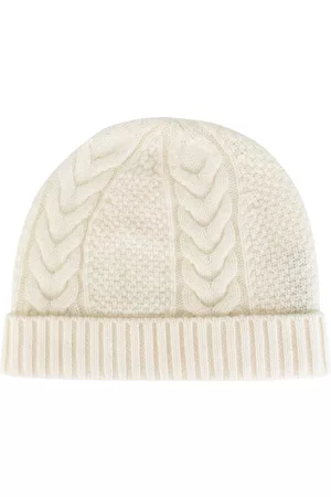 N.PEAL Cashmere cable knit beanie