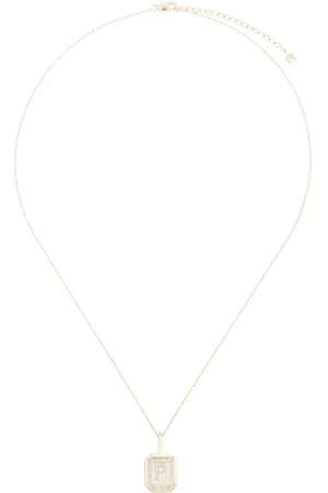 Mateo Collar con dije de inicial Z en oro amarillo de 14kt con diamantes