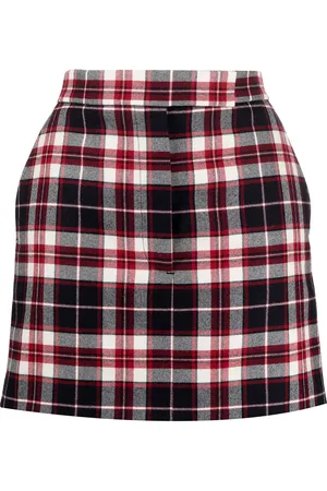 Thom Browne Minifalda con motivo de cuadros