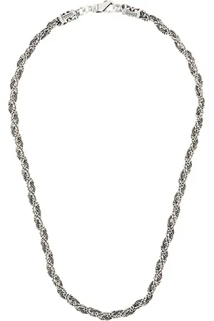 EMANUELE BICOCCHI Collar con diseño trenzado