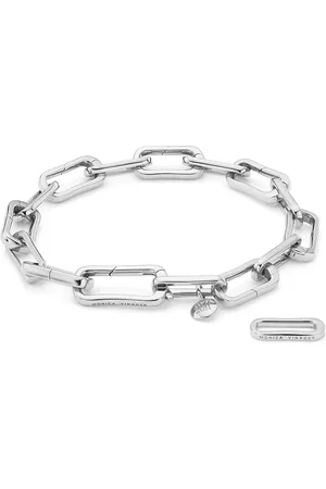 Monica Vinader Pulsera Alta Capture de plata de ley