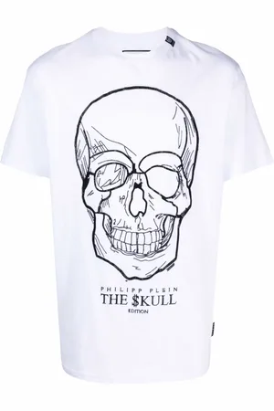 Philipp Plein Playera con motivo Skull