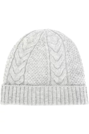 N.PEAL Cable knit beanie