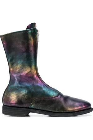 GUIDI Botines iridiscentes