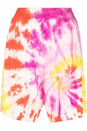 Stella McCartney Shorts con estampado tie-dye