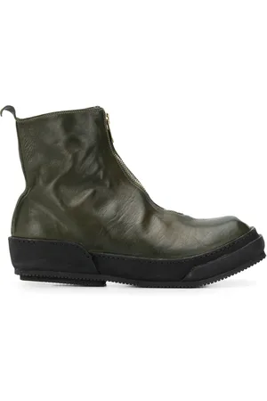 GUIDI Botines con efecto arrugado
