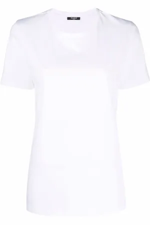 Balmain Playera con logo texturizado