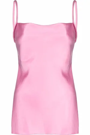 Nanushka Top con espalda alargada