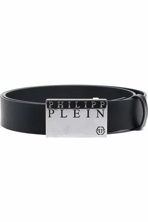 Philipp Plein Cinturón con logo en la hebilla
