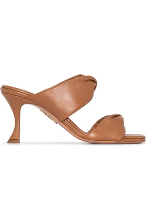 Aquazzura Mules Twist con tacón de 75mm