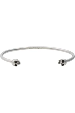 Alexander McQueen Double skull bangle