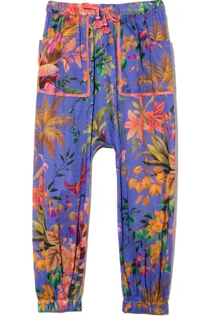 ZIMMERMANN Pantalones anchos con estampado floral