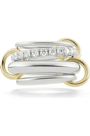 SPINELLI KILCOLLIN Anillo Luna en plata de ley con diamantes