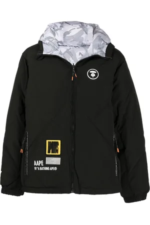 A Bathing Ape Chamarra capitonada con capucha