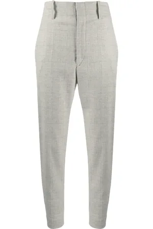 Marant Etoile Pantalones de vestir con motivo de cuadros